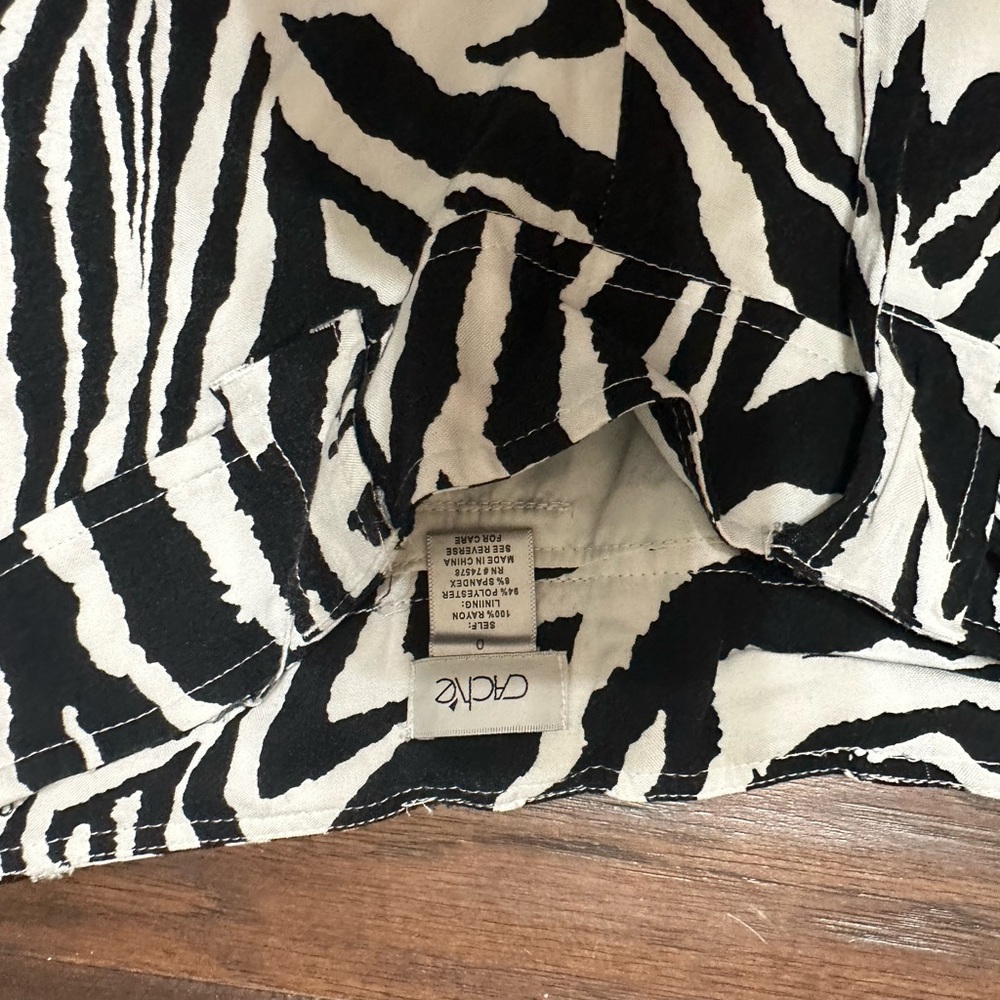Cache wide legs zebra print